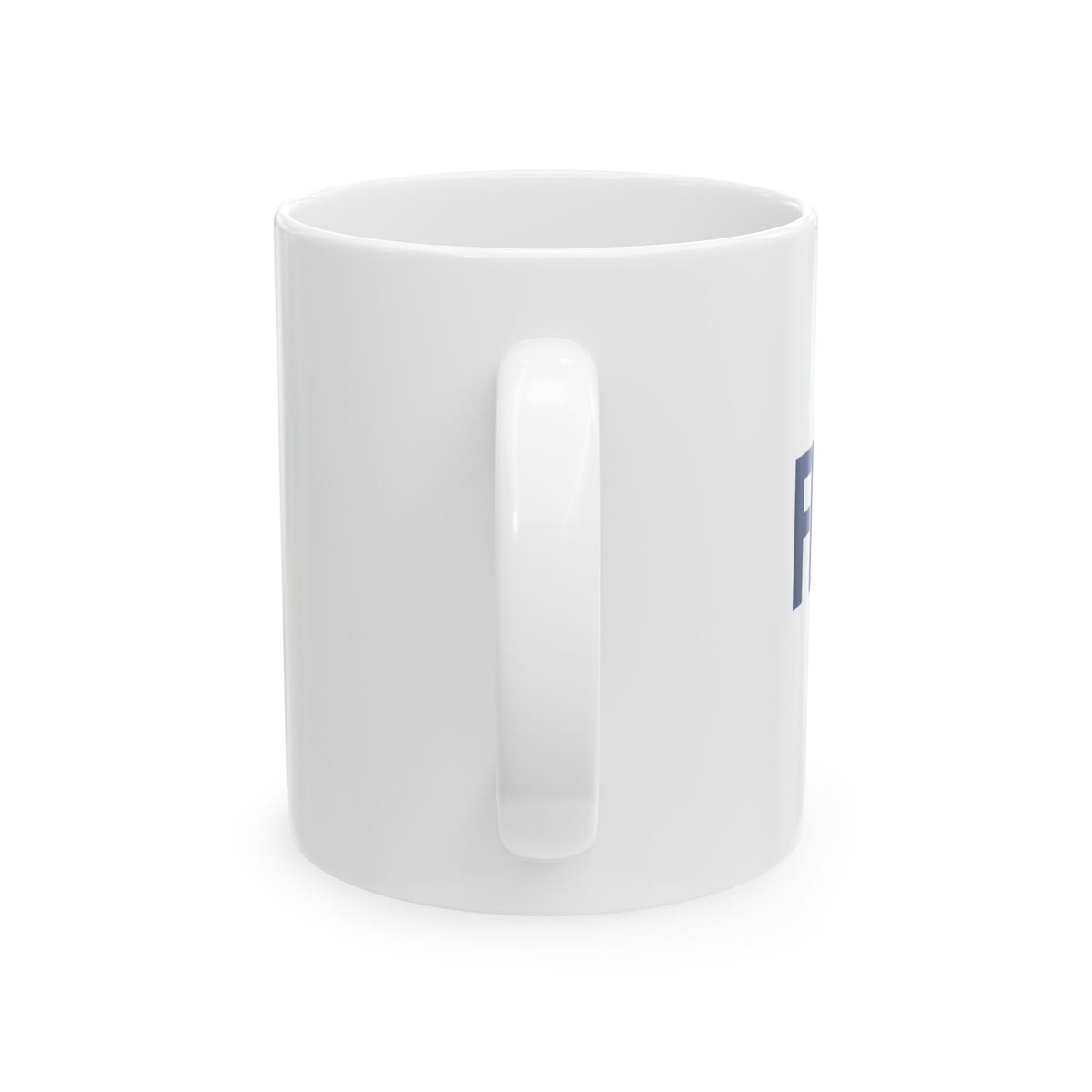 FEDUP Logo Coffee Mug, 15 oz White Ceramic | Gift for Federal Employees & Former Feds