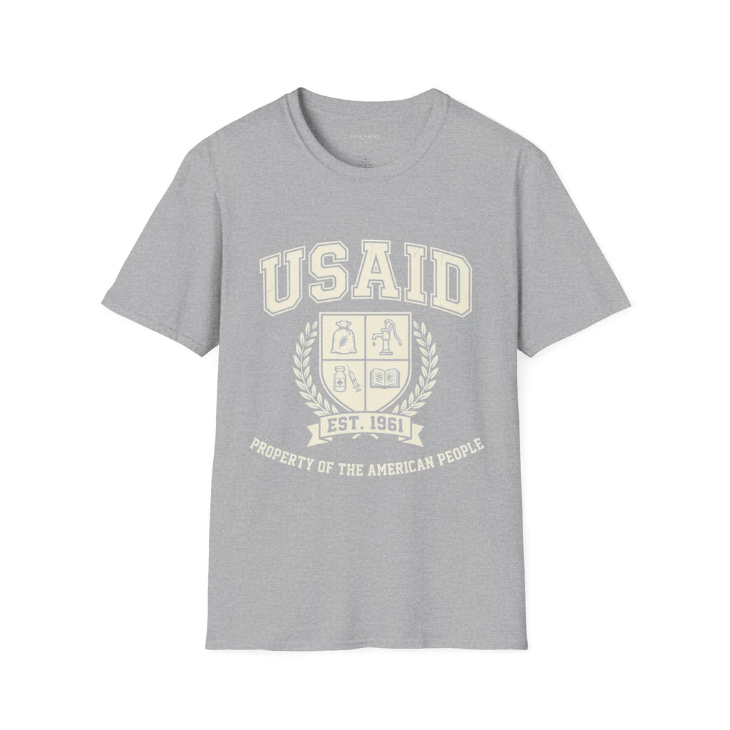 USAID Crest Pride T-Shirt — Vintage style 'Property of the American People' Graphic Tee