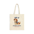 Fur-lo Emotional Support Tote Bag | FEDUP Gang Two-Sided Canvas Tote