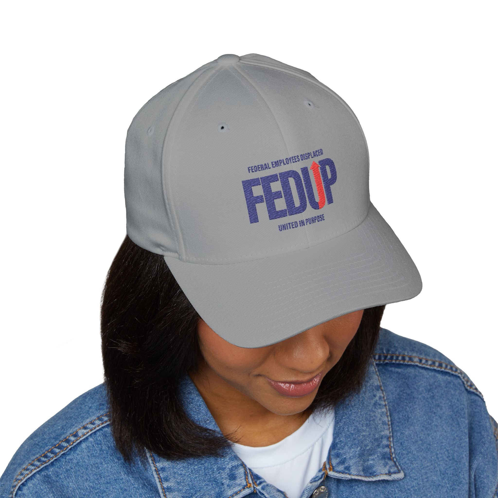 FEDUP Premium Embroidered Fitted Cap — United in Purpose