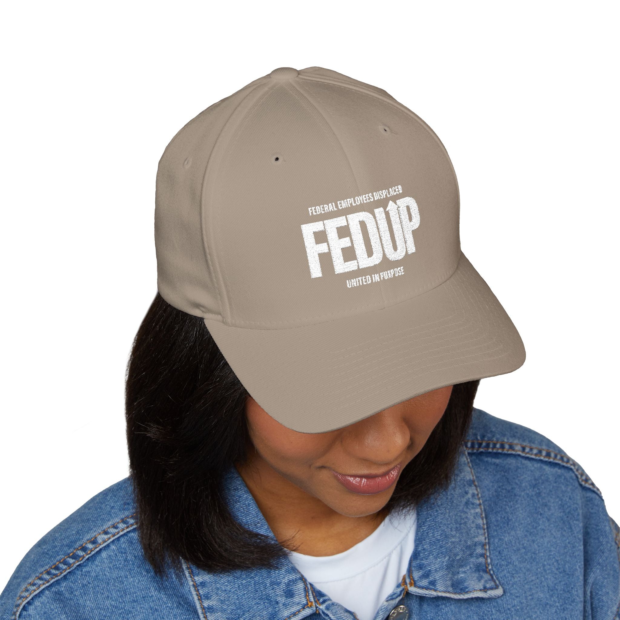 Copy of Embroidered 'FED UP' Statement Cap – Political Protest Baseball Hat