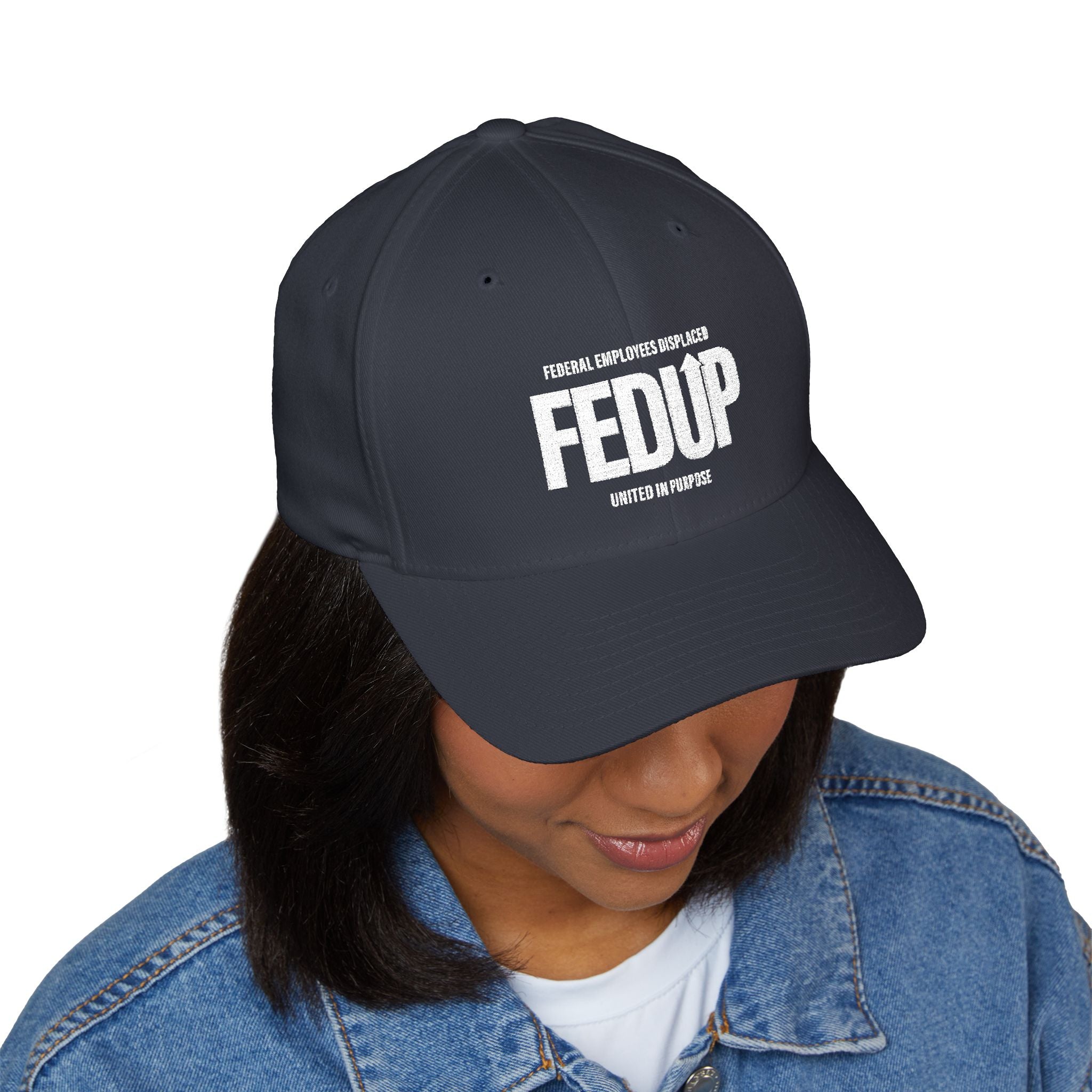 Copy of Embroidered 'FED UP' Statement Cap – Political Protest Baseball Hat