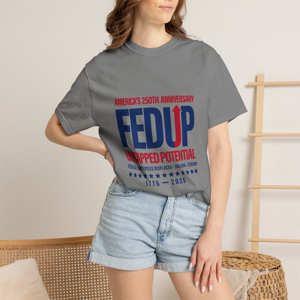 250th Anniversary T-Shirt — Untapped Potential Patriotic Tee (1776–2026)