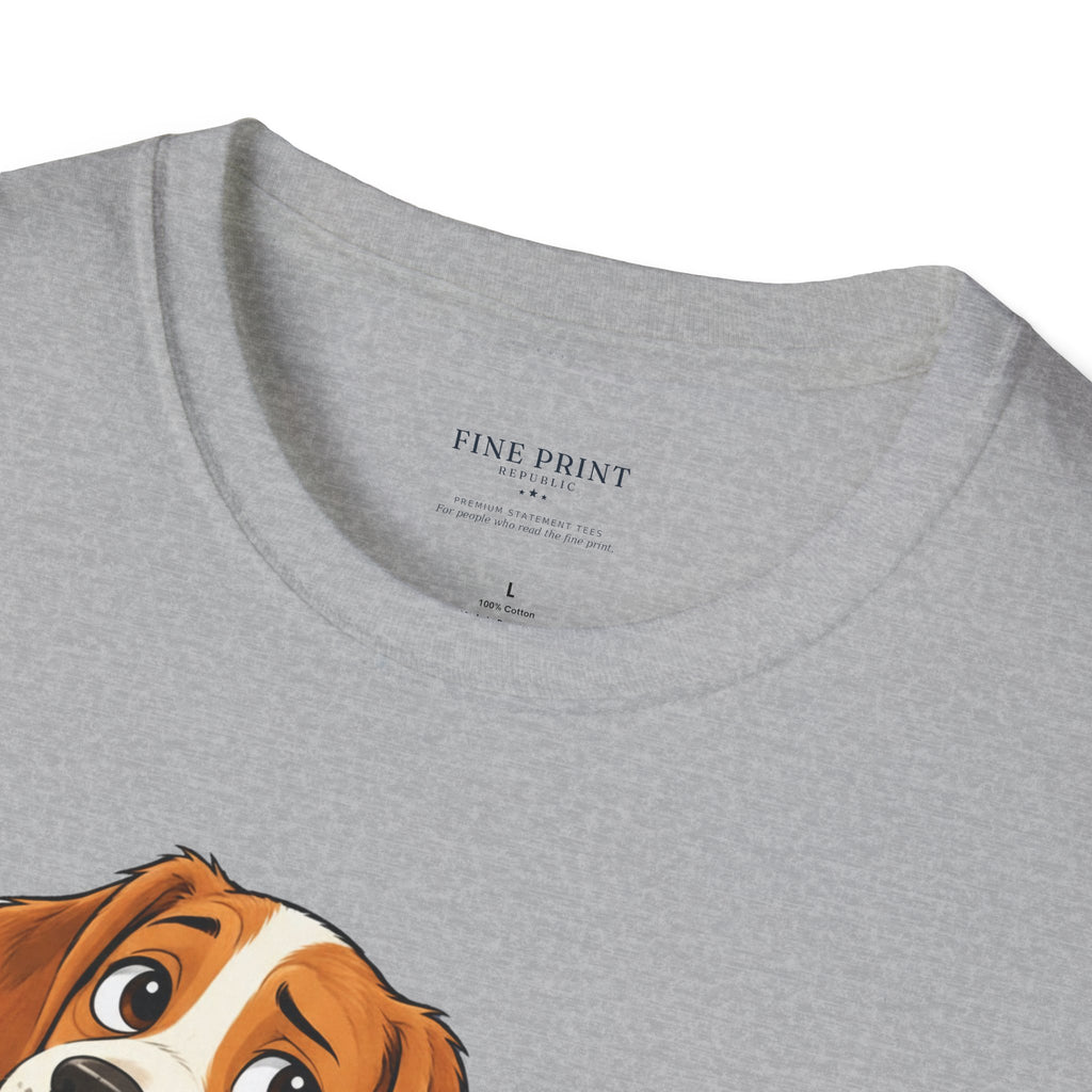 FedUp Service Dog T-Shirt - "Not Retained. Still Loyal." Cute Beagle Design