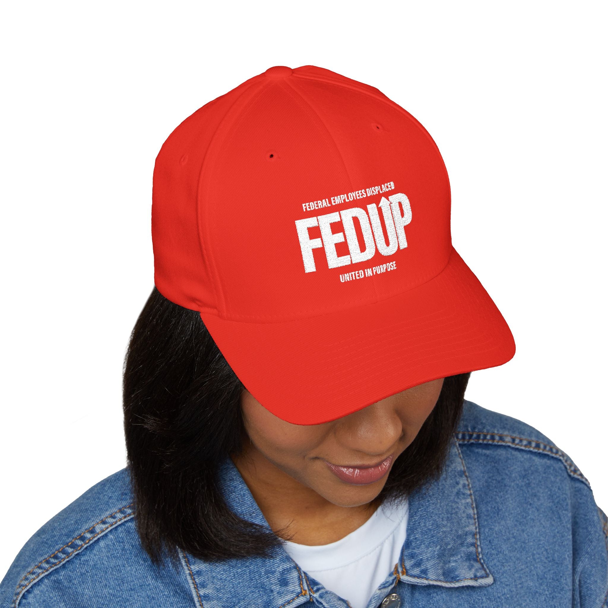 Copy of Embroidered 'FED UP' Statement Cap – Political Protest Baseball Hat