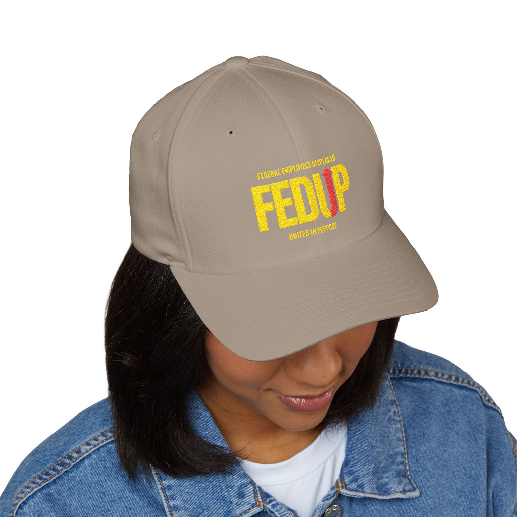 Embroidered 'FED UP' Statement Cap – Political Protest Baseball Hat