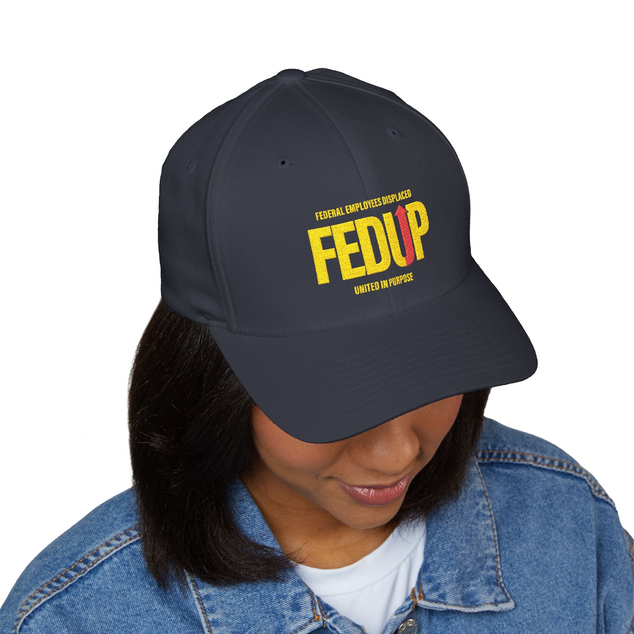 Embroidered 'FED UP' Statement Cap – Political Protest Baseball Hat