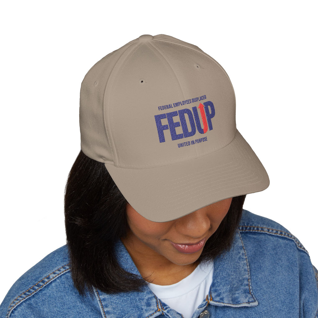 FEDUP Premium Embroidered Fitted Cap — United in Purpose