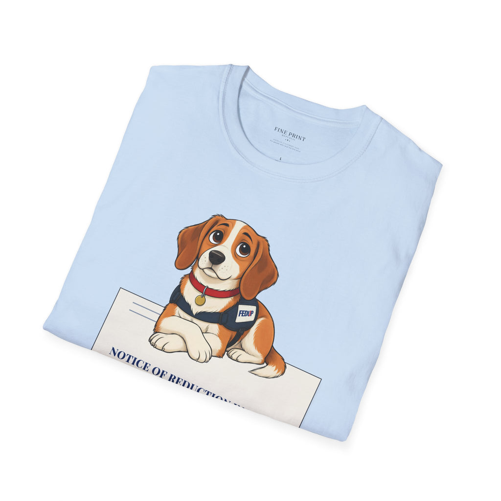 Fur-lo Emotional Support Tee | FEDUP Gang Comic Dog Shirt