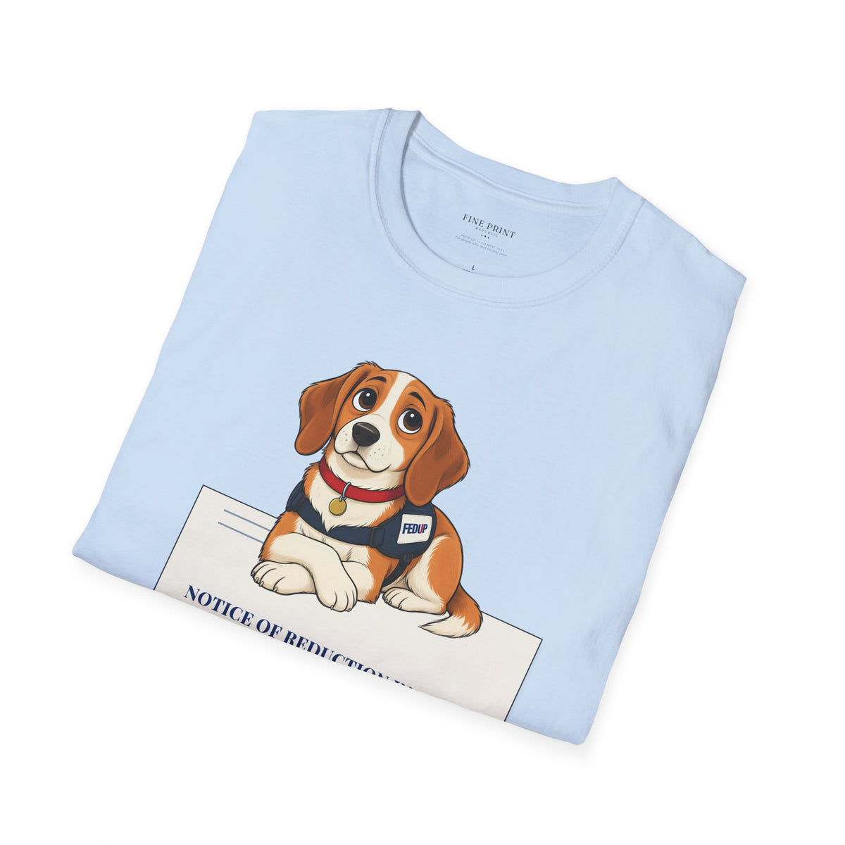 Fur-lo Emotional Support Tee | FEDUP Gang Comic Dog Shirt
