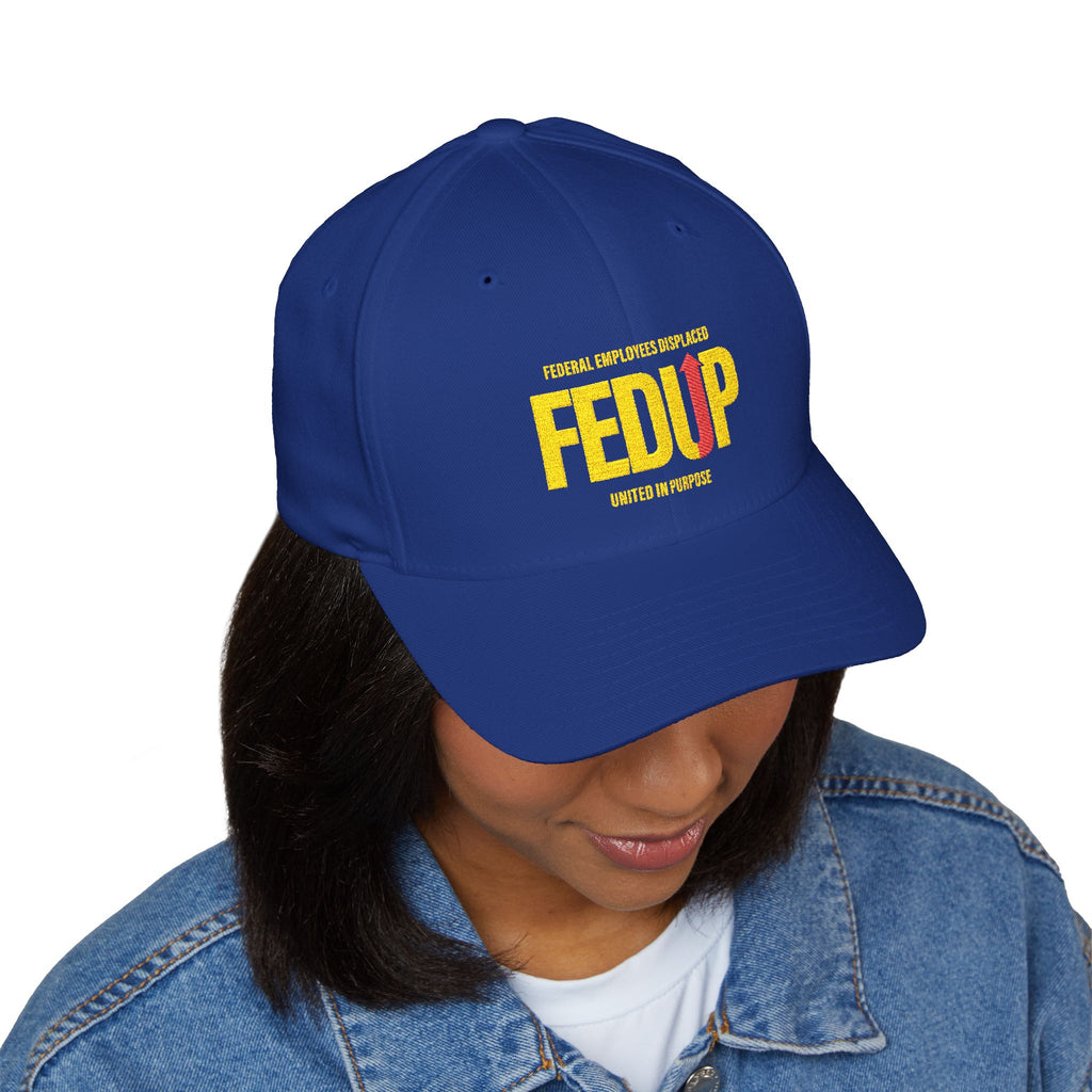 Embroidered 'FED UP' Statement Cap – Political Protest Baseball Hat