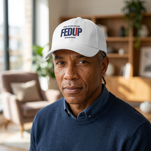Embroidered 'FED UP' Statement Cap