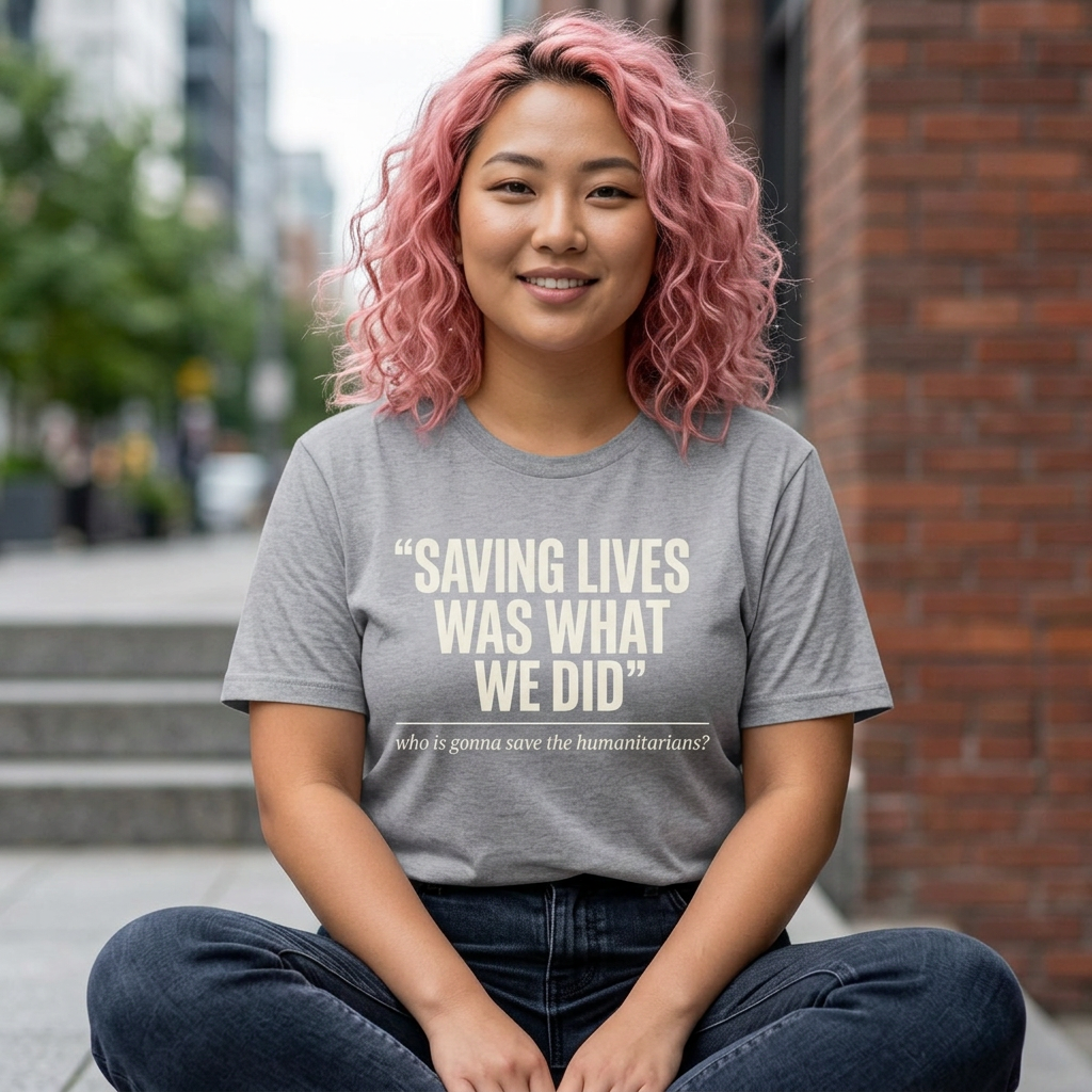 Saving Lives Was What We Did Tee | Humanitarian Aid Worker Shirt