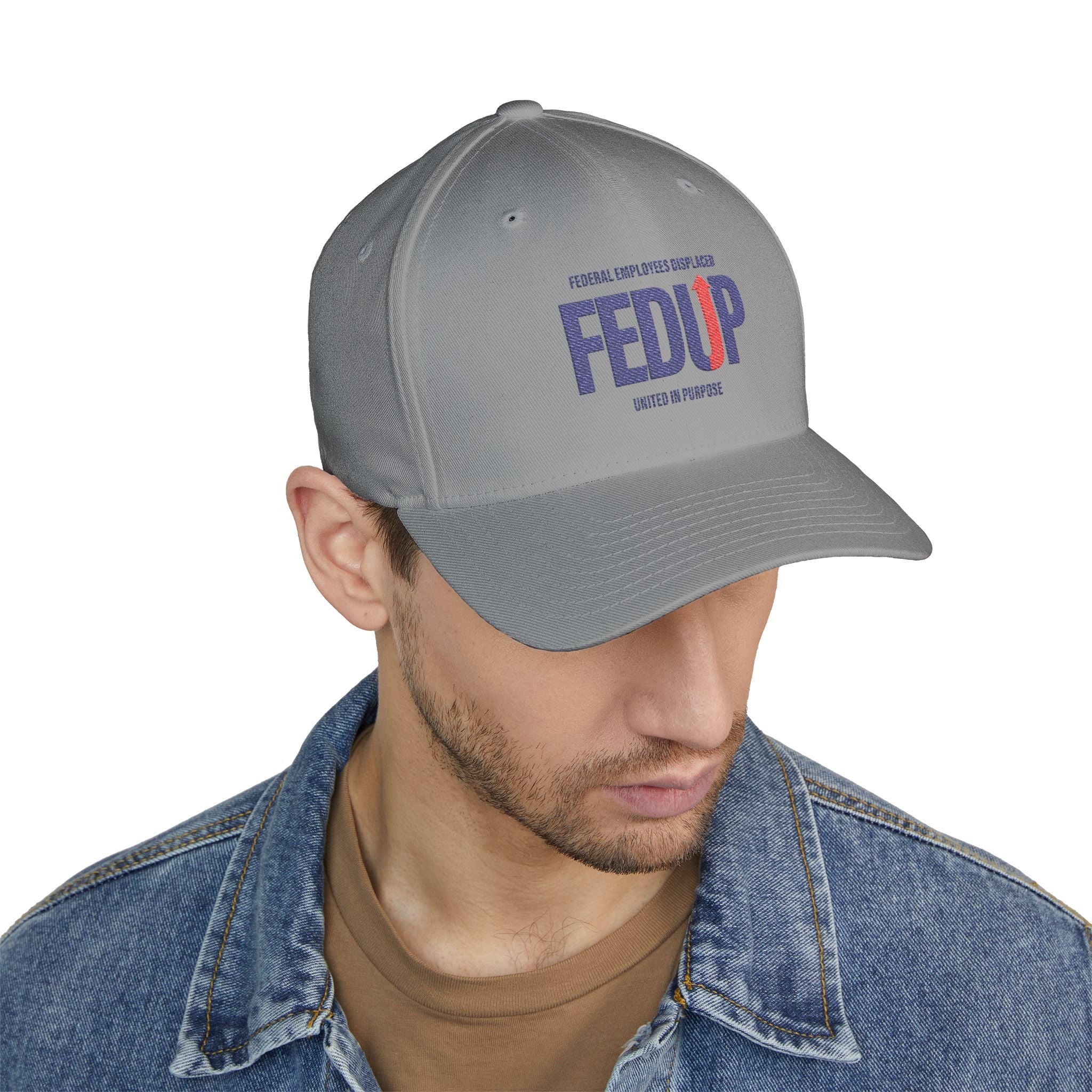 FEDUP Premium Embroidered Fitted Cap — United in Purpose