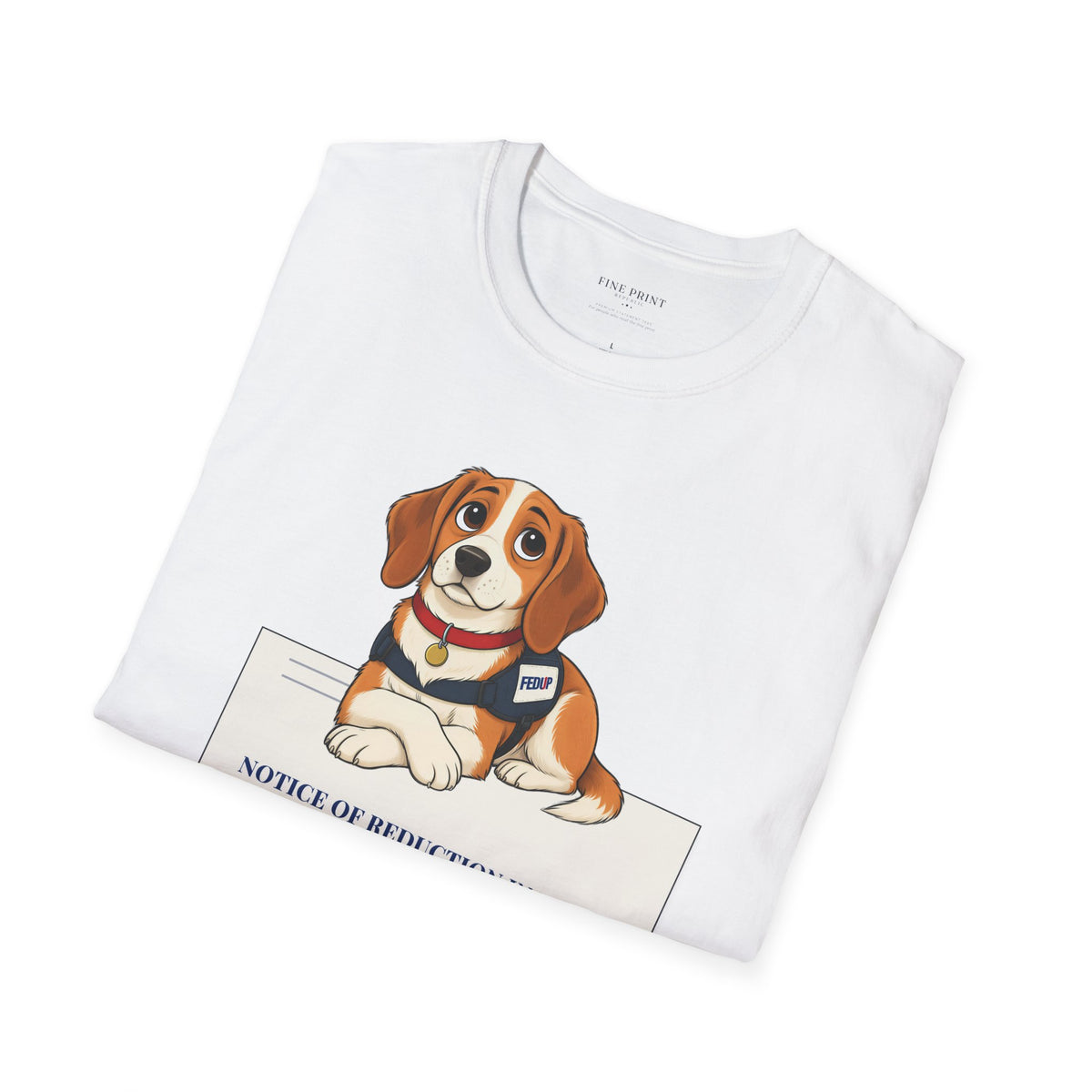 Fur-lo Emotional Support Tee | FEDUP Gang Comic Dog Shirt