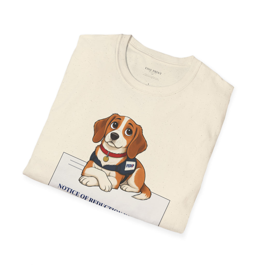 Fur-lo Emotional Support Tee | FEDUP Gang Comic Dog Shirt