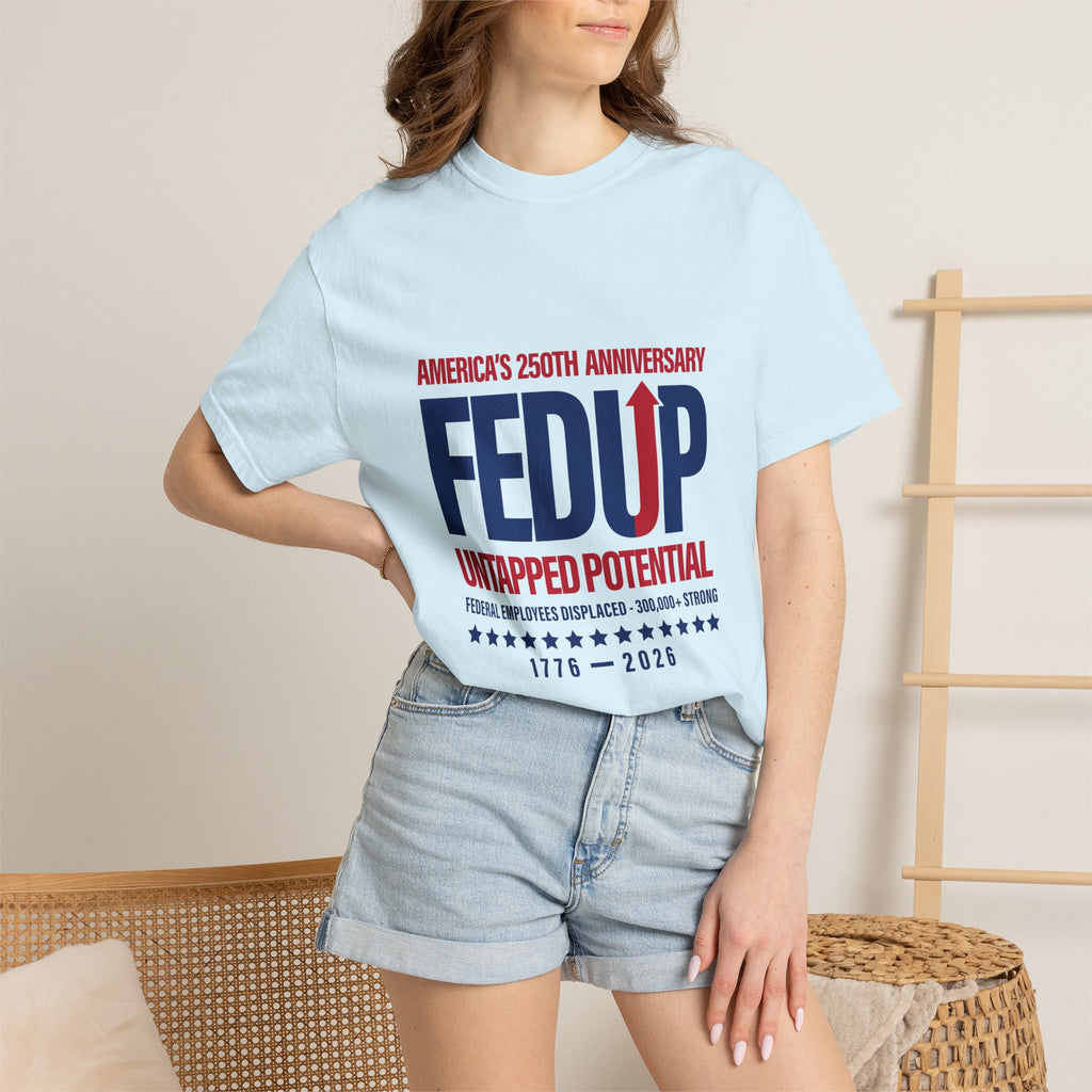 250th Anniversary T-Shirt — Untapped Potential Patriotic Tee (1776–2026)