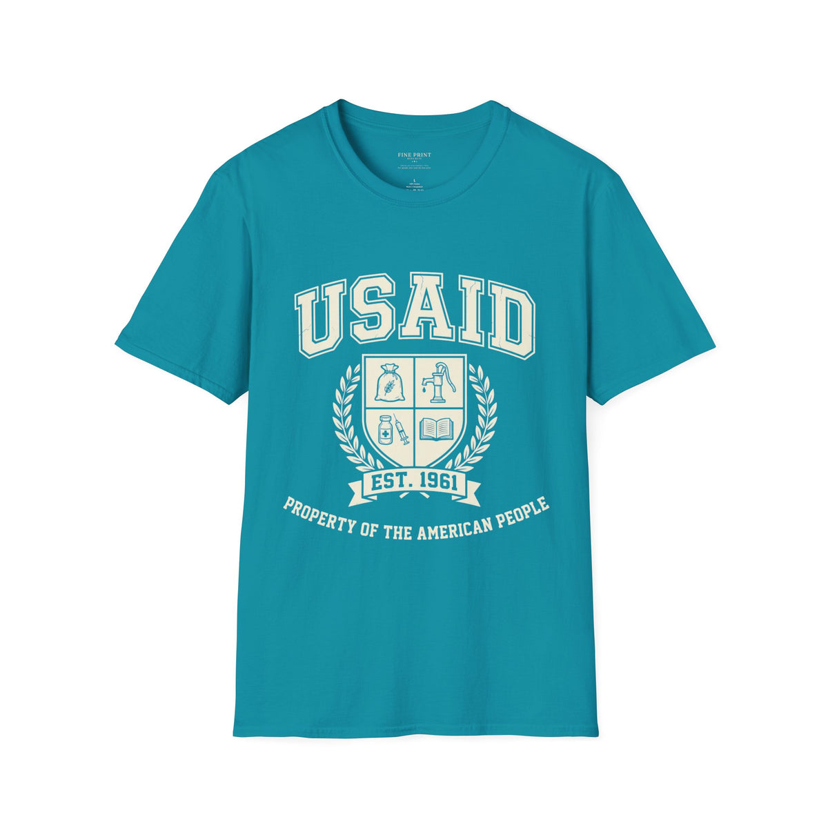 USAID Crest Pride T-Shirt — Vintage style 'Property of the American People' Graphic Tee