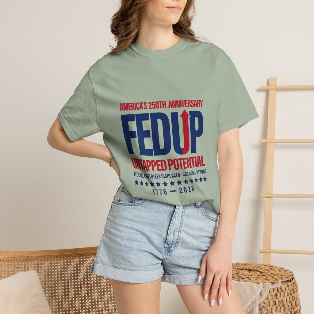 250th Anniversary T-Shirt — Untapped Potential Patriotic Tee (1776–2026)