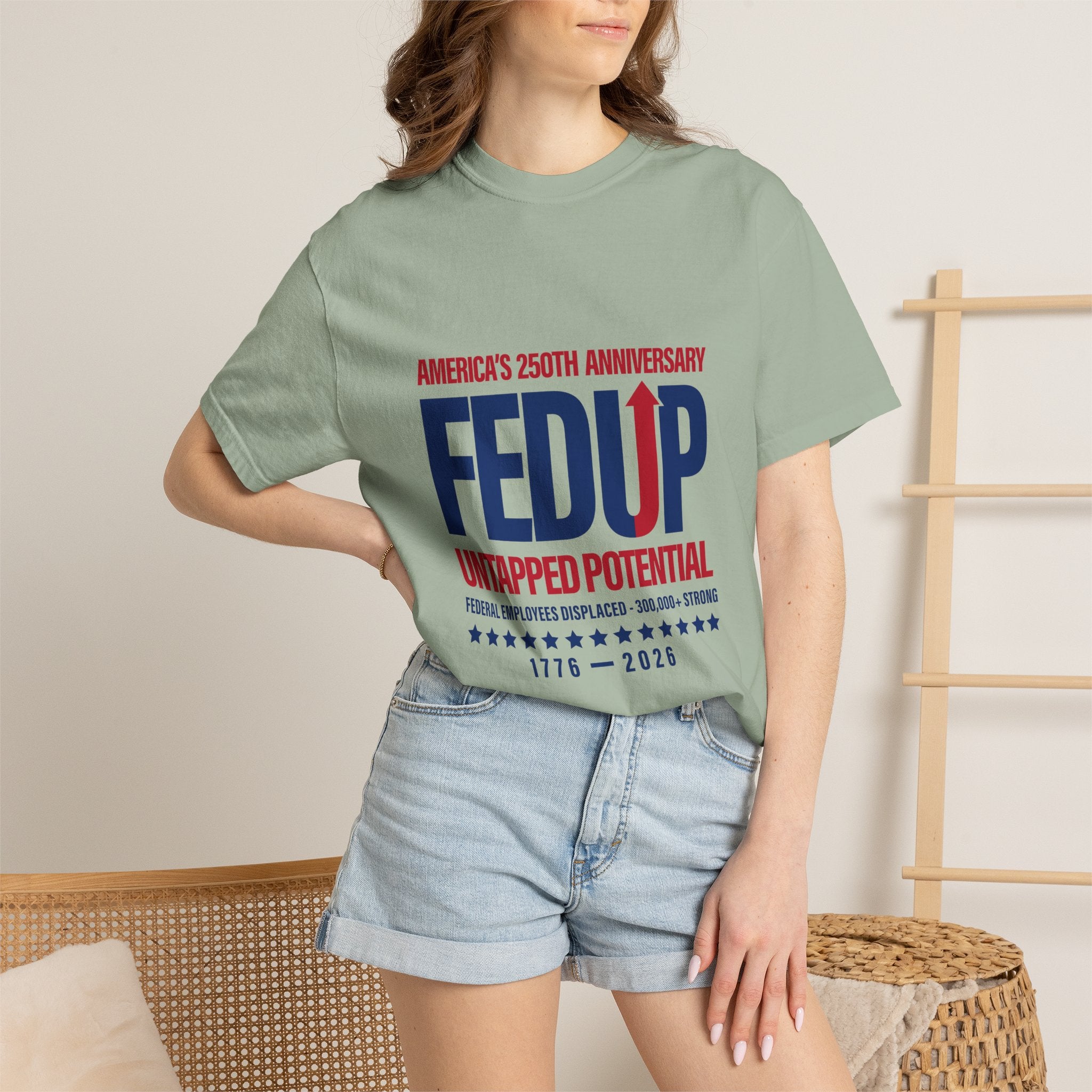 250th Anniversary T-Shirt — Untapped Potential Patriotic Tee (1776–2026)