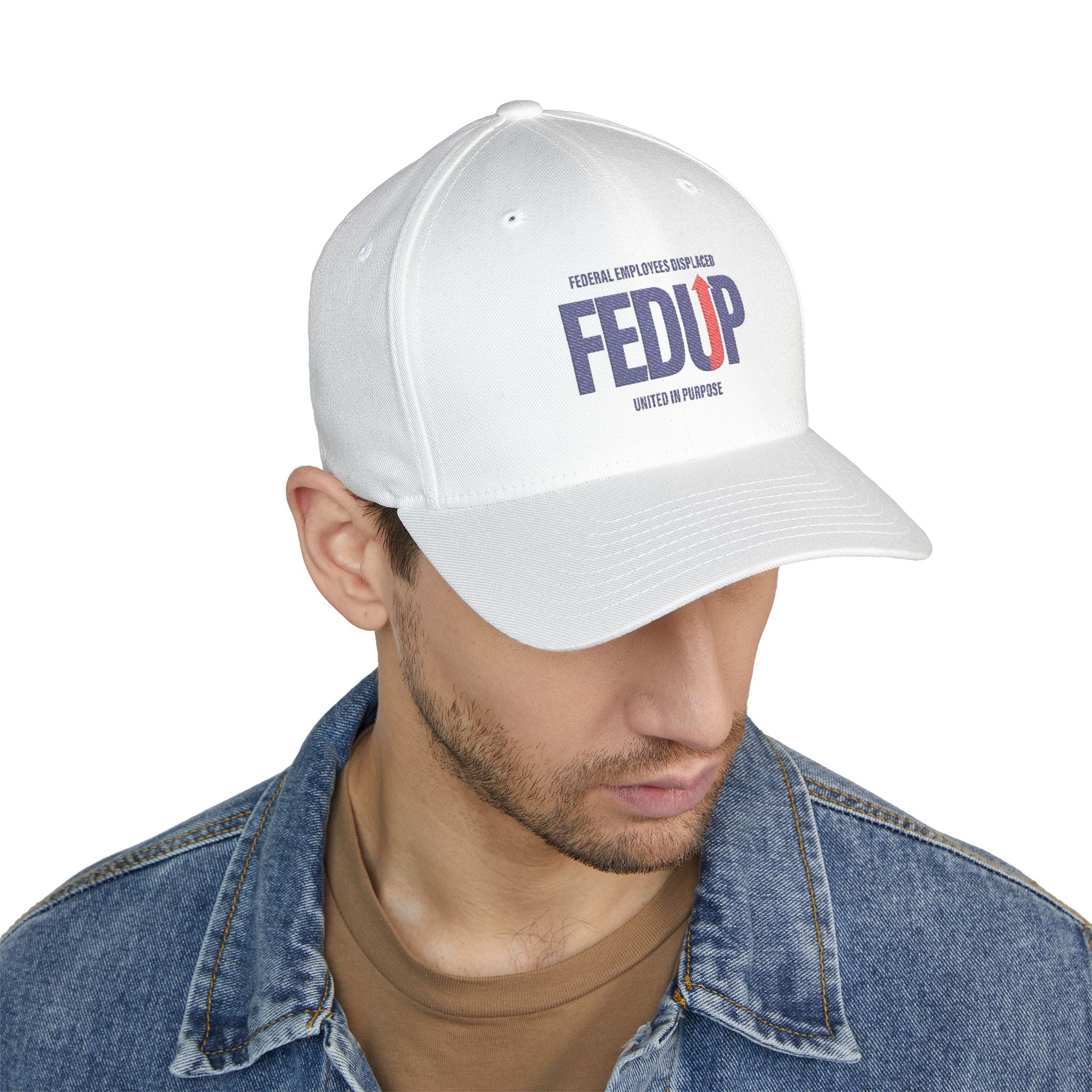 FEDUP Premium Embroidered Fitted Cap — United in Purpose