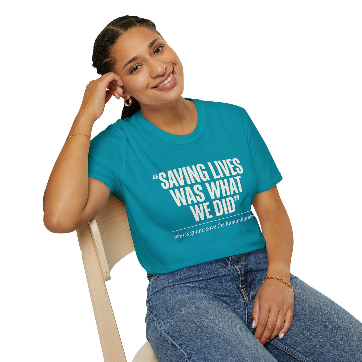 Saving Lives Was What We Did Tee | Humanitarian Aid Worker Shirt