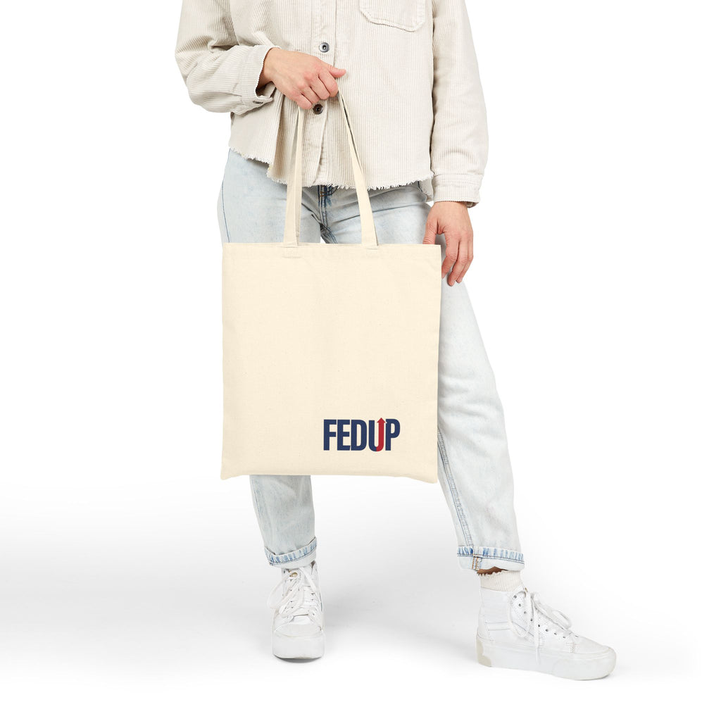 Fur-lo Emotional Support Tote Bag | FEDUP Gang Two-Sided Canvas Tote