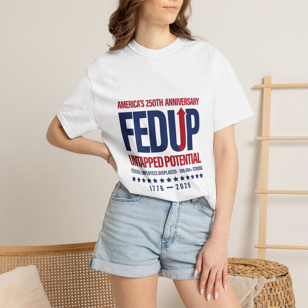 250th Anniversary T-Shirt — Untapped Potential Patriotic Tee (1776–2026)